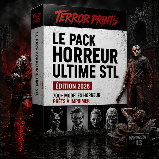 Le Pack STL Horreur Ultime – 700+ Modèles