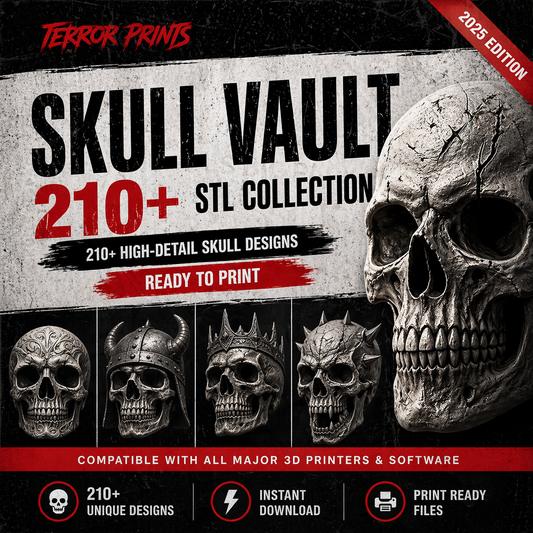 Skull Vault – 210+ STL Collection
