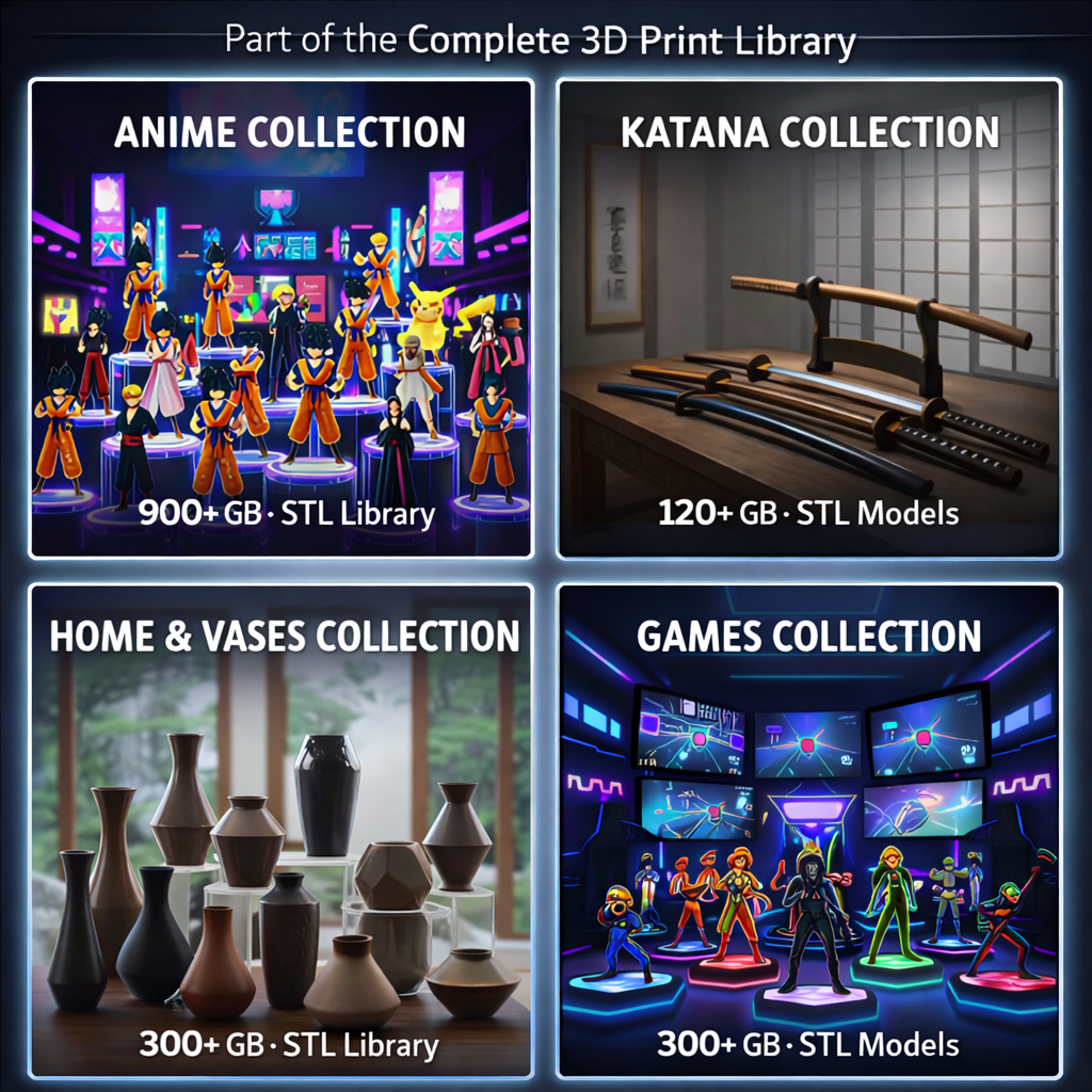 The Ultimate 3D Print Library – 100,000+ Ready-to-Print Models