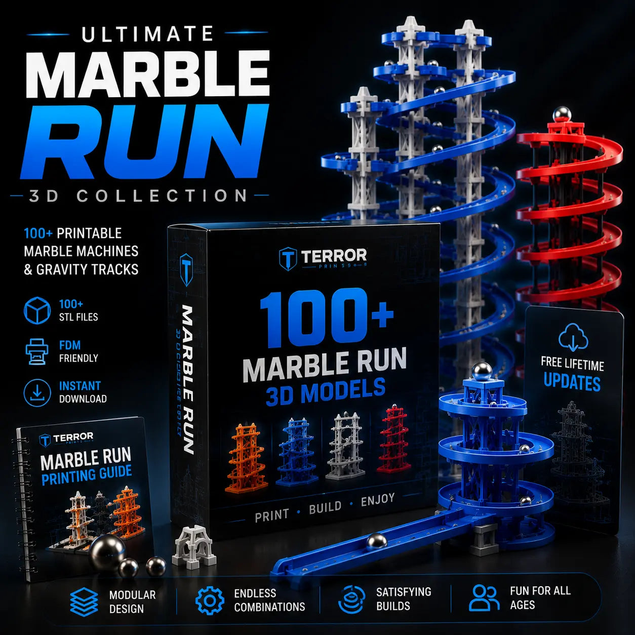 Ultimate Marble Run 3D Collection