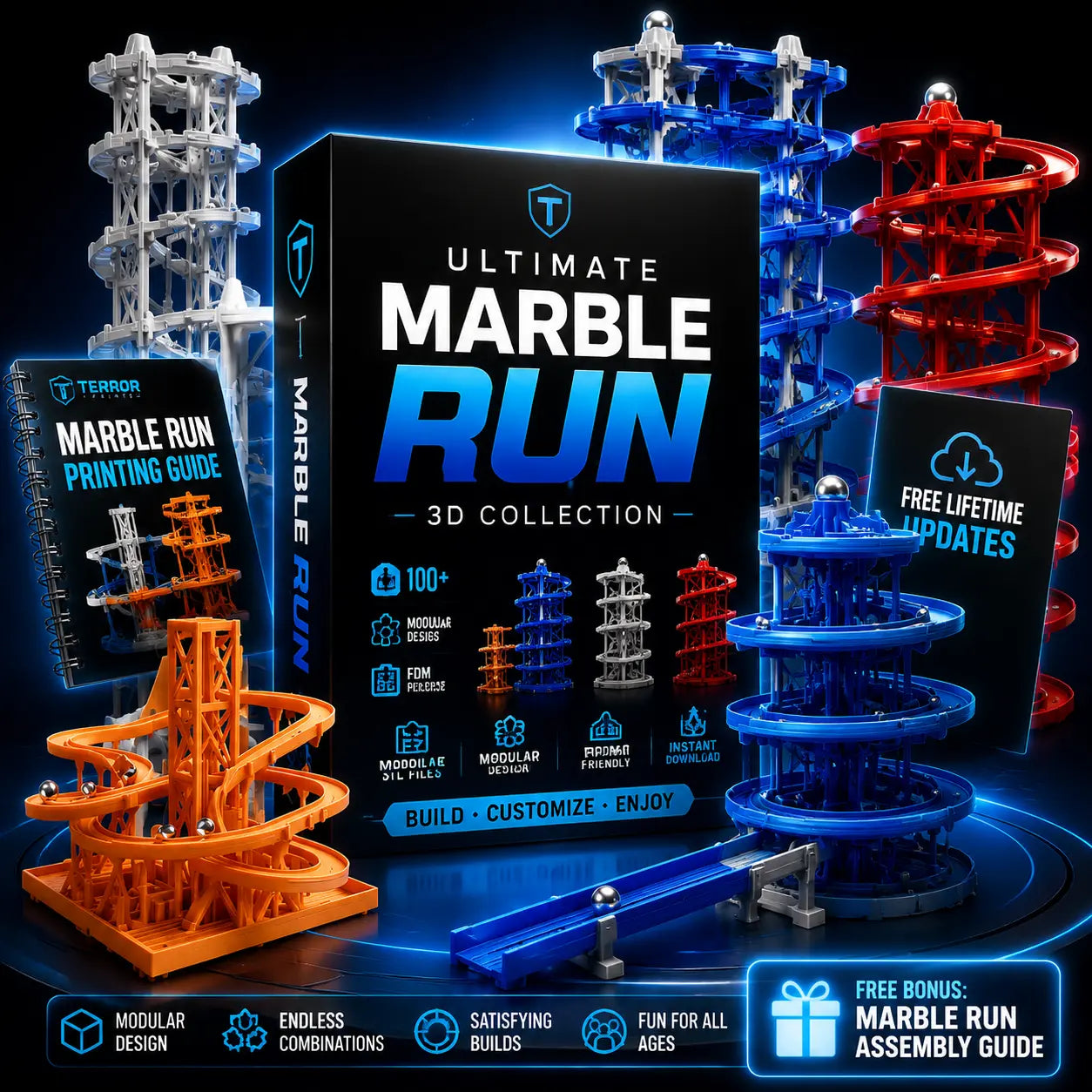 Ultimate Marble Run 3D Collection