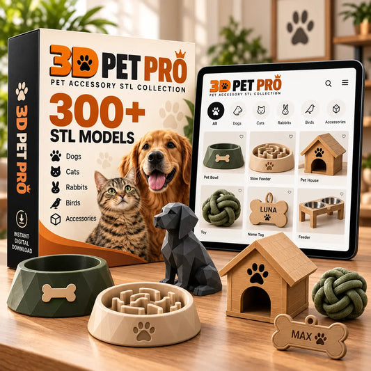 Pet Print Pro — Pet Accessory STL Collection