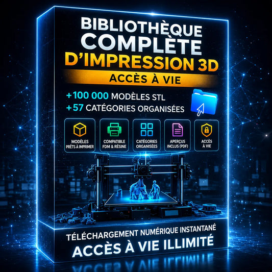 La Bibliothèque Ultime d'Impression 3D – 100 000+ Modèles Prêts à Imprimer